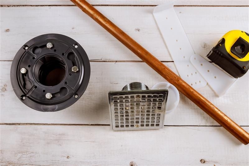 Old Shower Drain