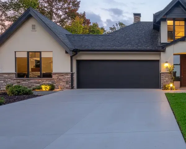 concrete driveway