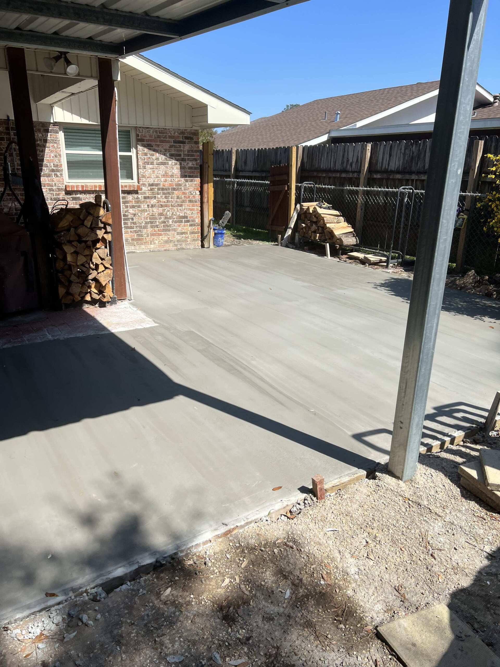 concrete driveway construction