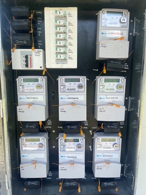 Open Electrical Meter and Breaker Panel — SRB Electrical Contracting Pty Ltd In Davistown, NSW