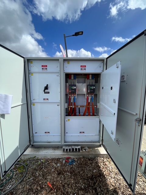 Three Open Electrical Terminal Blocks — SRB Electrical Contracting Pty Ltd In Davistown, NSW