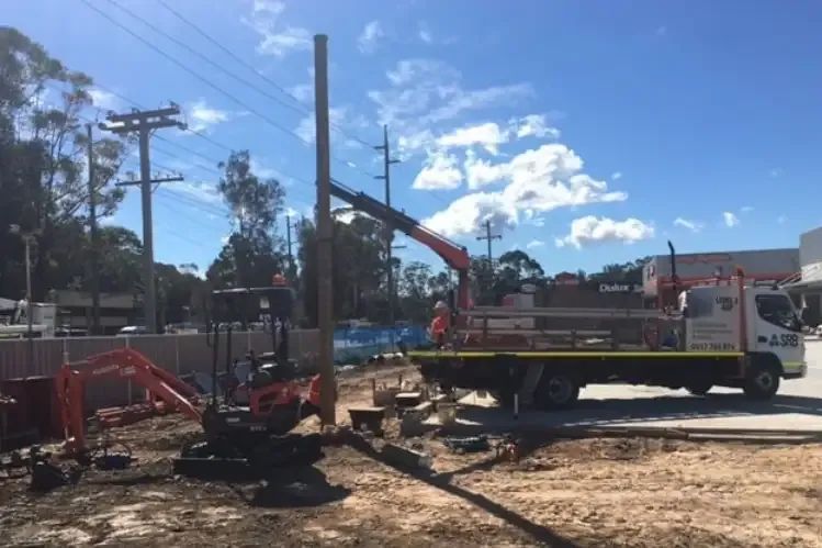 Electrical Repairing in a Power Line Poles in Newcastle — SRB Electrical Contracting Pty Ltd In Newcastle, NSW