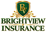 A logo for brightview insurance and financial group.