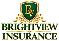 A logo for brightview insurance and financial group.