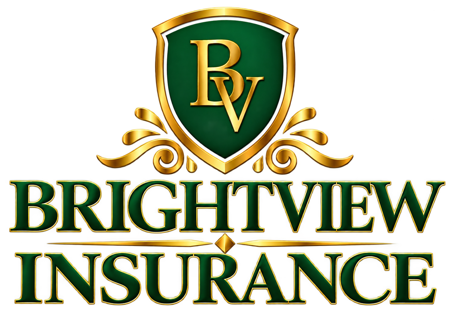 A logo for brightview insurance and financial group.