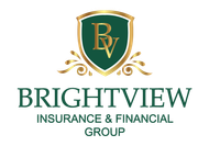 A logo for brightview insurance and financial group.