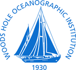 Blue logo of the Woods Hole Oceanographic Institution.
