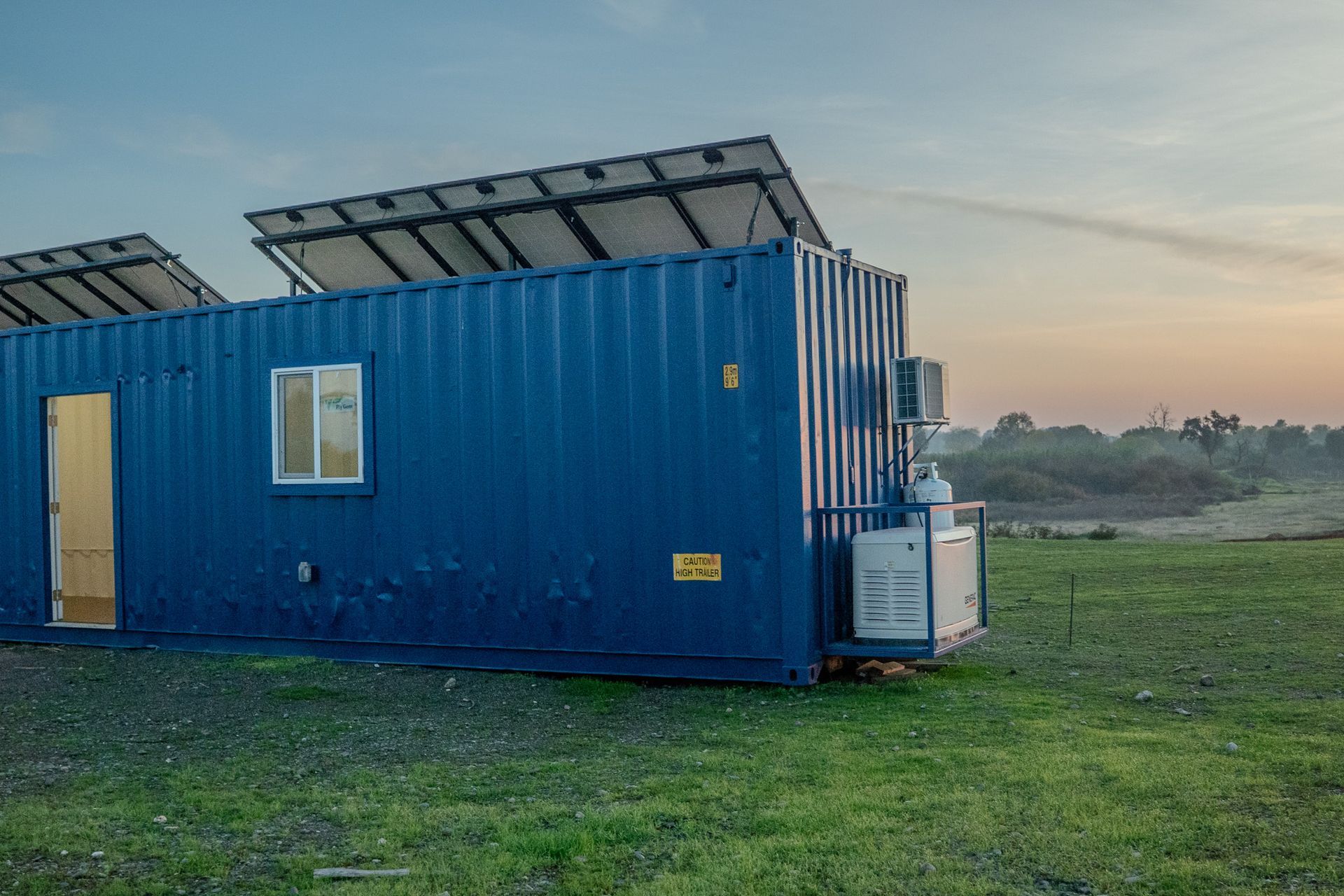 Iron Grid off-grid solar and battery powered custom containers