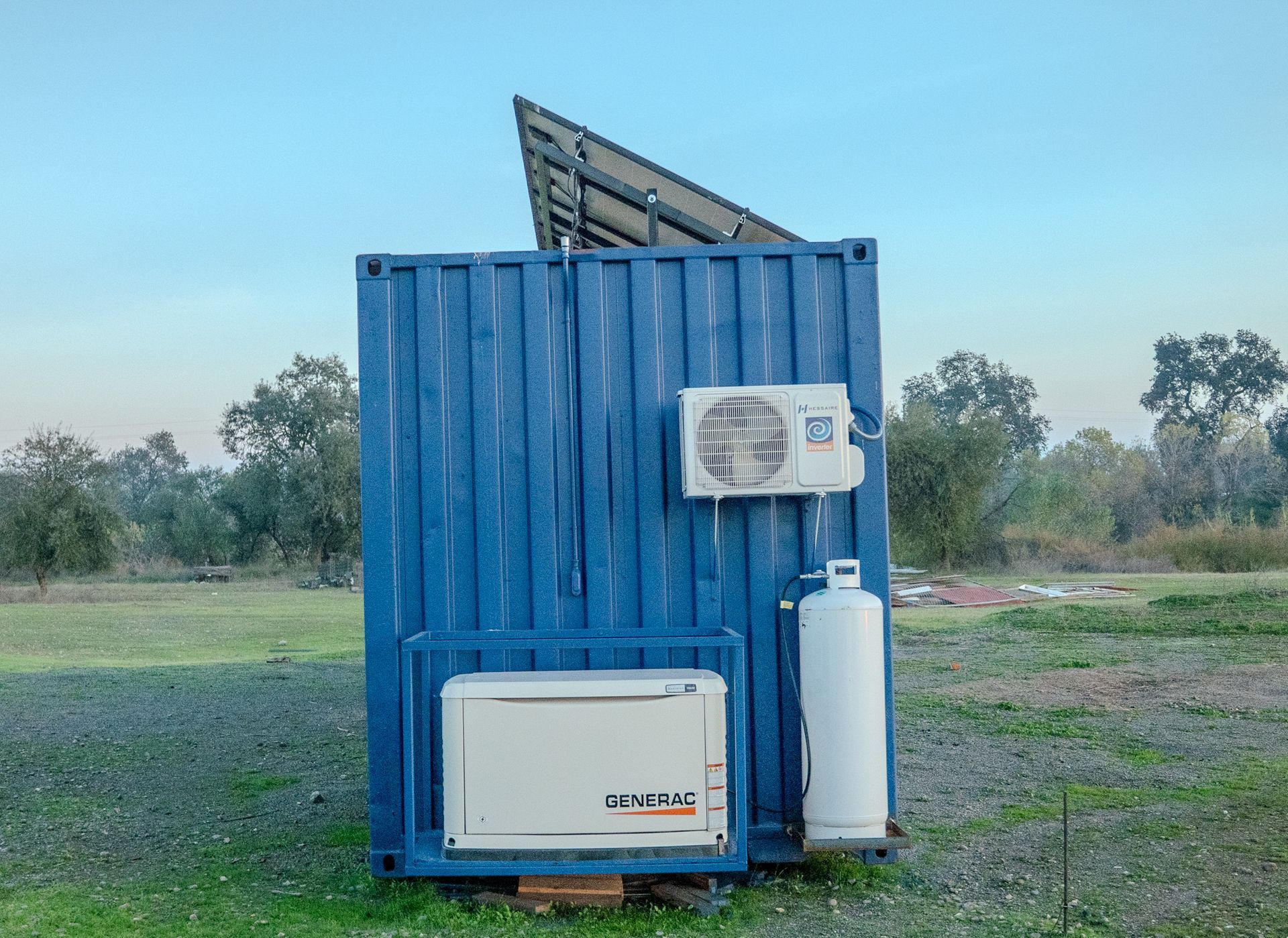 Iron Grid off-grid solar and battery powered custom containers