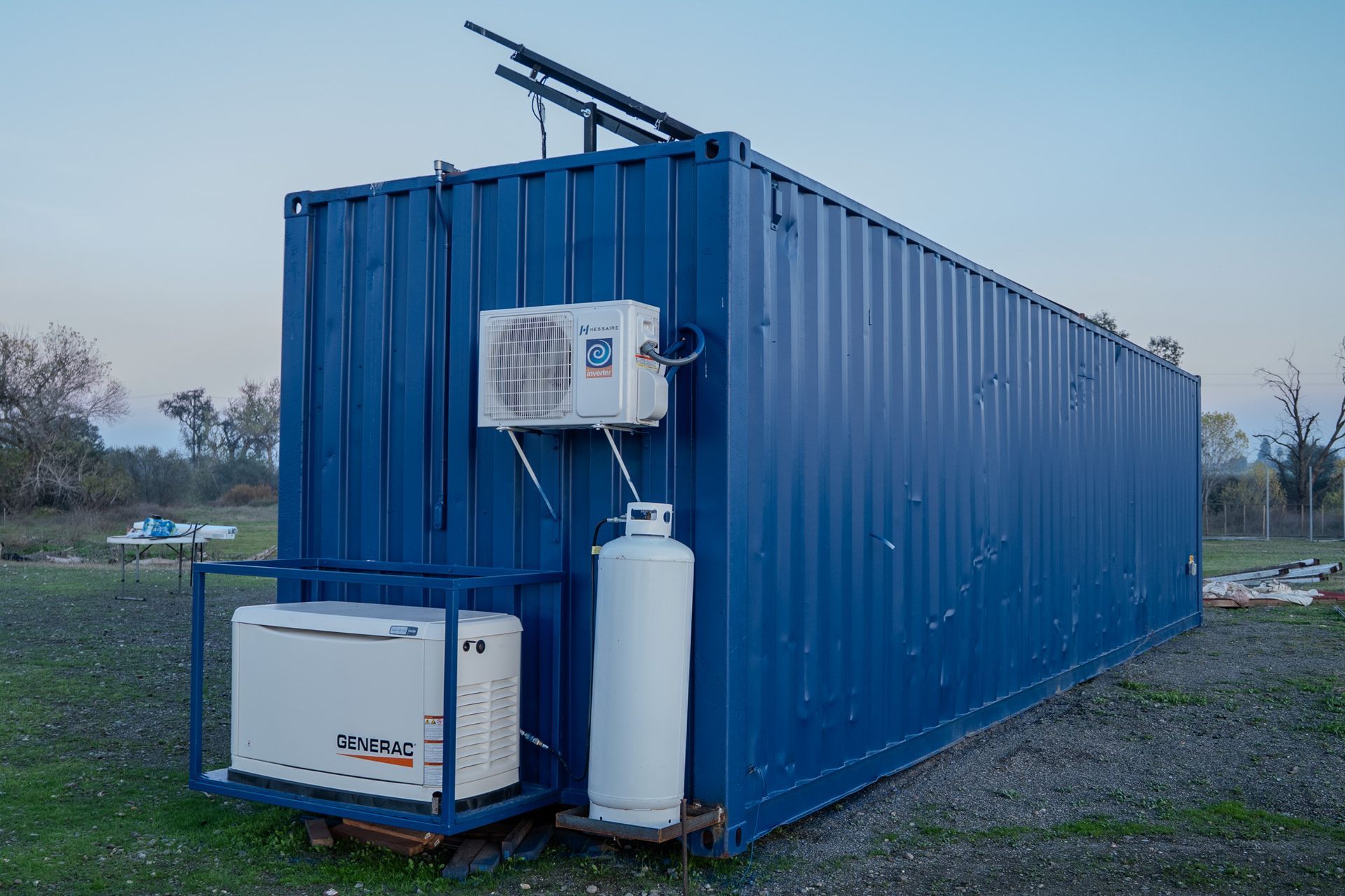 Iron Grid off-grid solar and battery powered custom containers