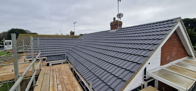 Tiled roof replacement by Britannia Shield Roofing