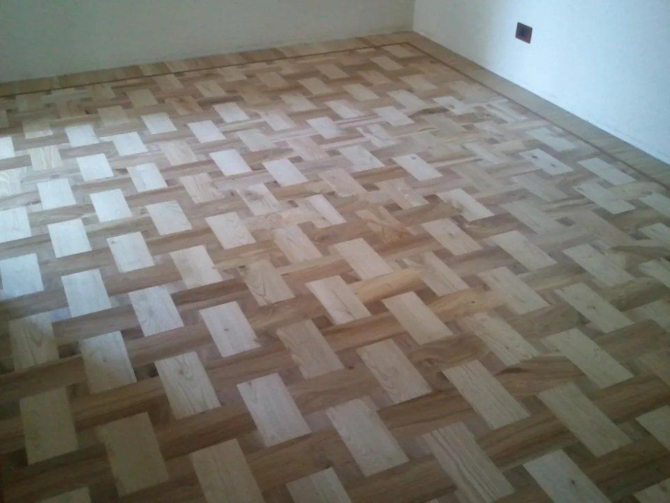 parquet con posa personalizzata