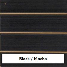 Marine decking colour option: light wood and black