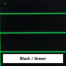 Marine decking colour option: lime green and black