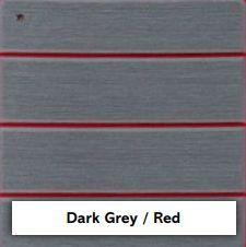 Marine decking colour option: red and grey