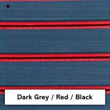 Marine decking colour option: red and dark grey thick