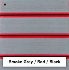 Marine decking colour option: red and light grey thick