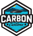 Carbon Elements Inc. A logo for carbon customs with a boat in the water.