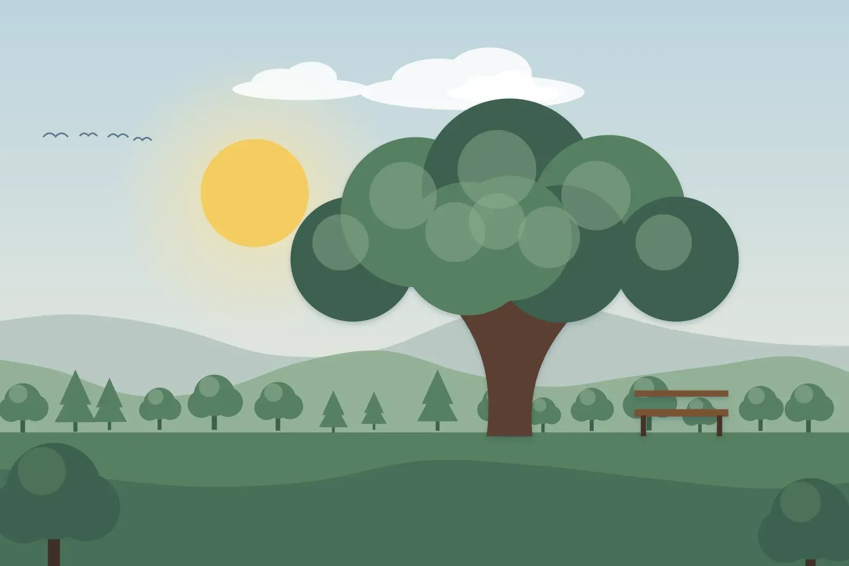 Illustration of Oak Lawn