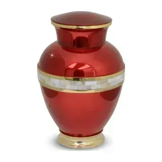 Deep Love Mother of Pearl Urn from Caring Cremations