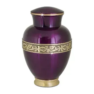 Royal Purple Urn from Caring Cremations