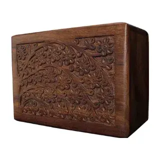 The Imperial Wood Urn from Caring Cremations