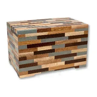 Tribute Repurposed Wood Urn from Caring Cremations