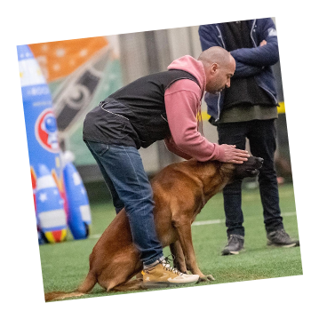 brian working with a dog, dog training, best dog trainer near me, long island ny, lola dogs