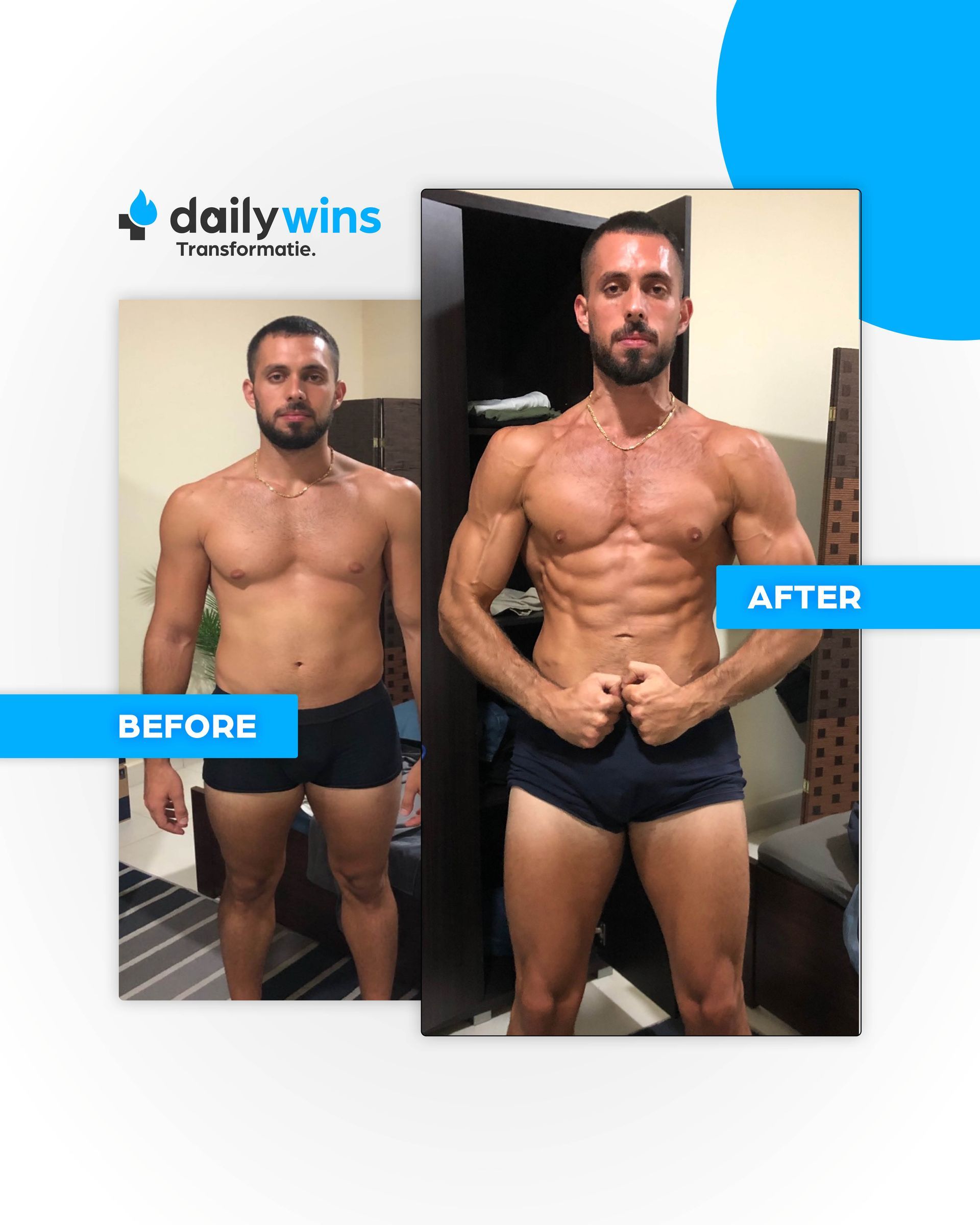DailyWins before and after transformation image
