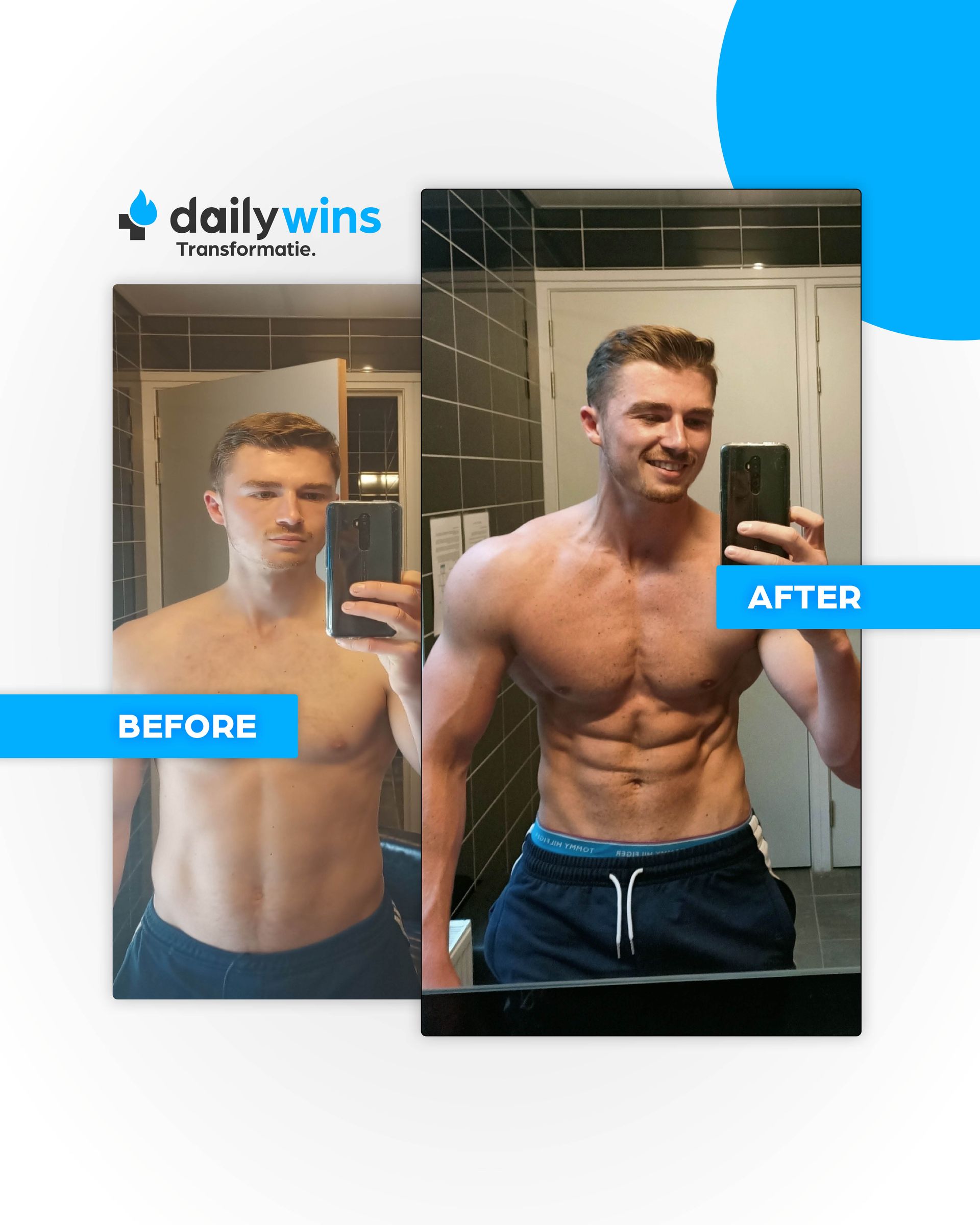 DailyWins before and after transformation image