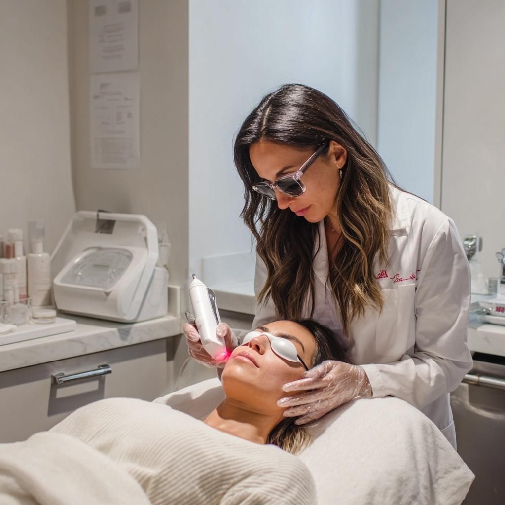 in-clinic treatment for large pores