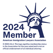 A logo for the american immigration lawyers association.