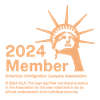 A logo for the american immigration lawyers association.