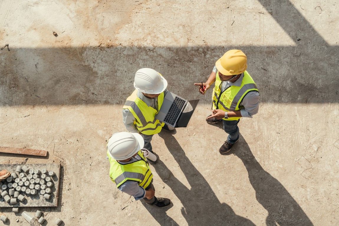 Concrete repair company waterproofs a basement