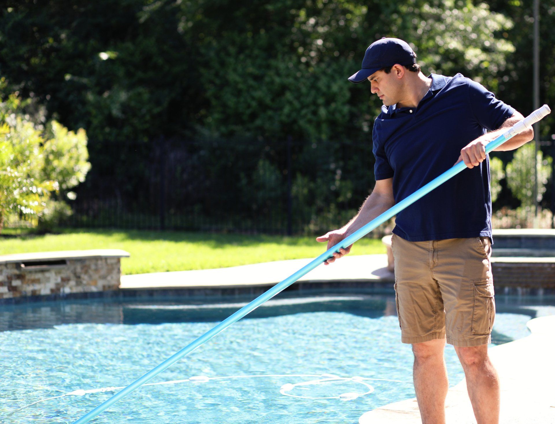 Construction Work On An Old Swimming Pool - Broken Arrow, OK - C C Pool & Spa Service