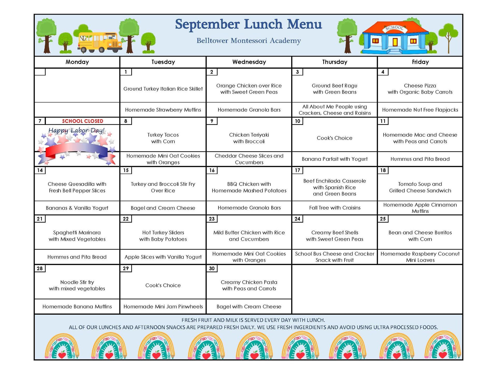 Lunch Program June