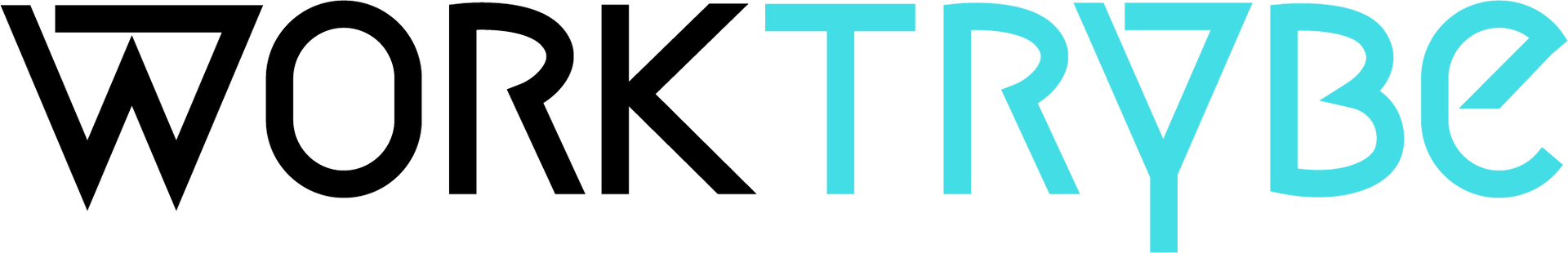 The word work is written in black and blue on a white background.