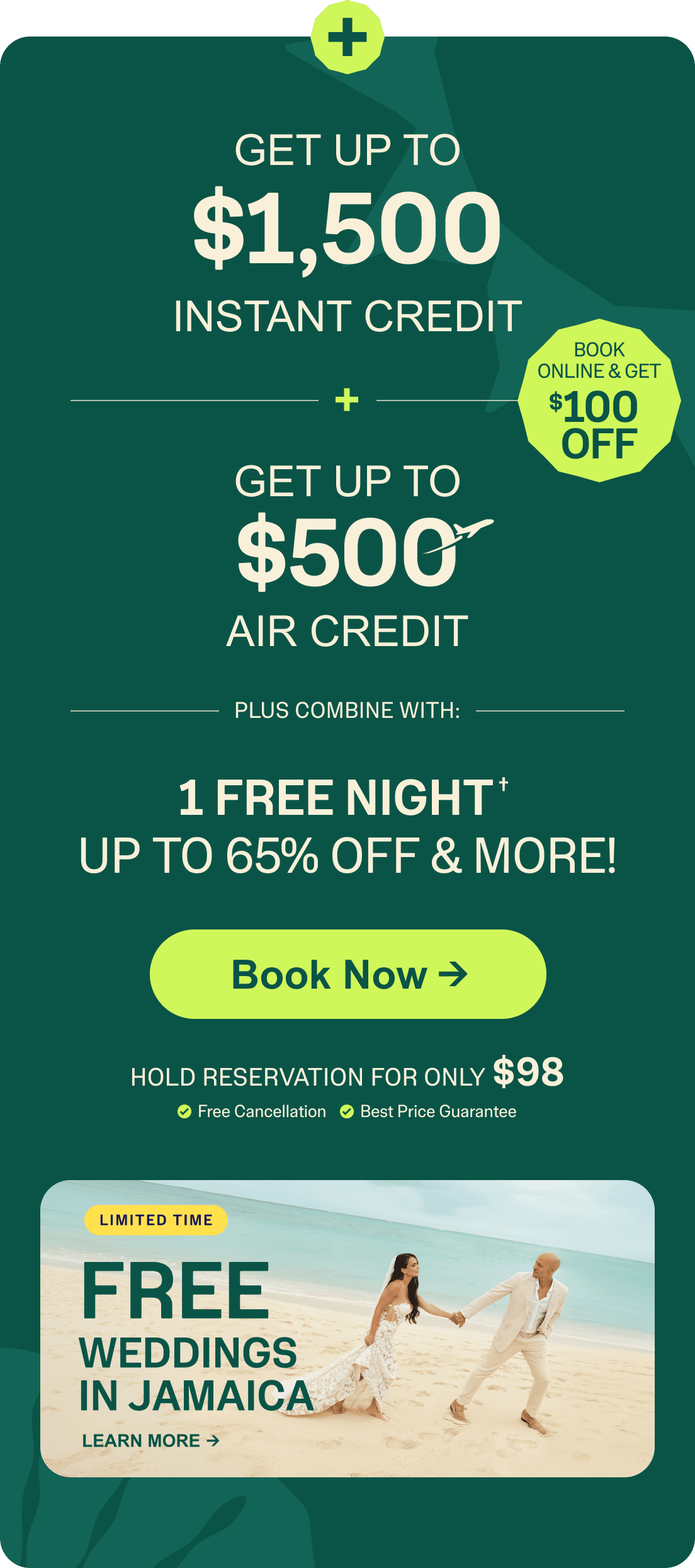 Thanksgiving cruise promo with family on a ship deck at sunset and a “View Cruises” button