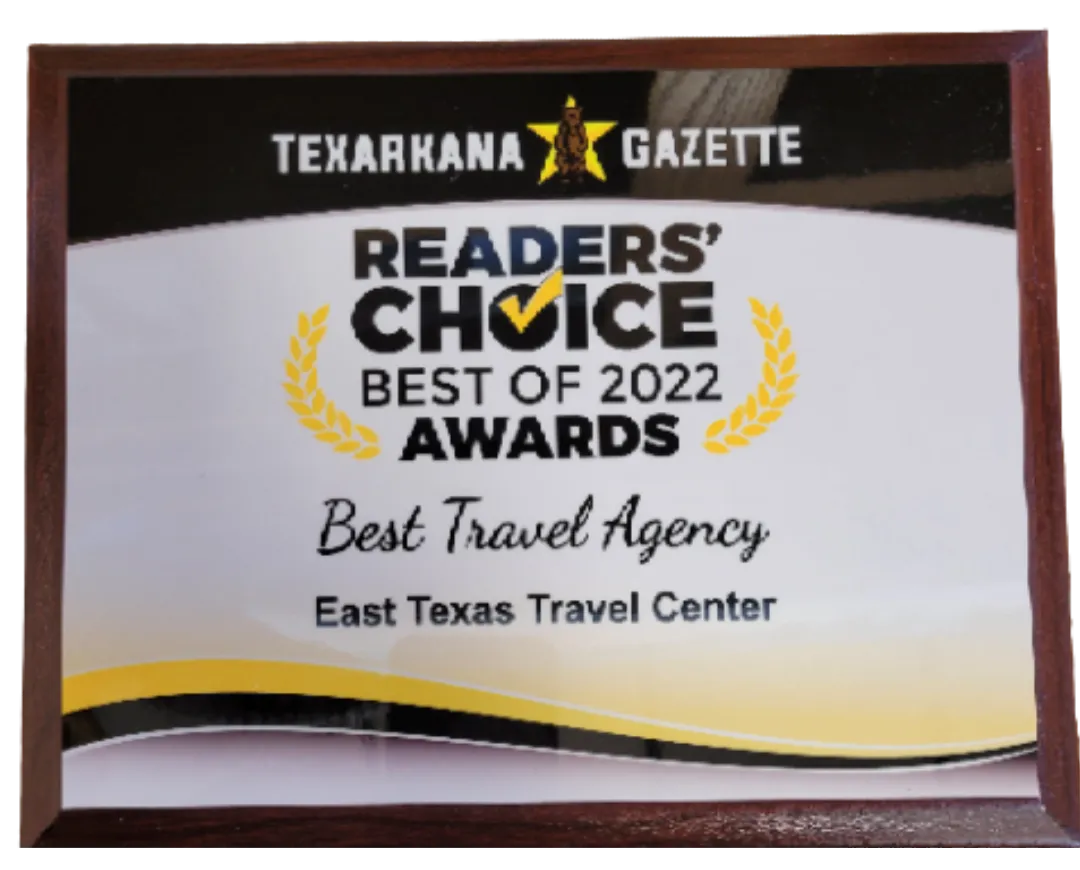 Plaque for East Texas Travel Center, 