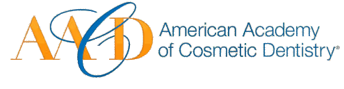 The logo for the american academy of cosmetic dentistry