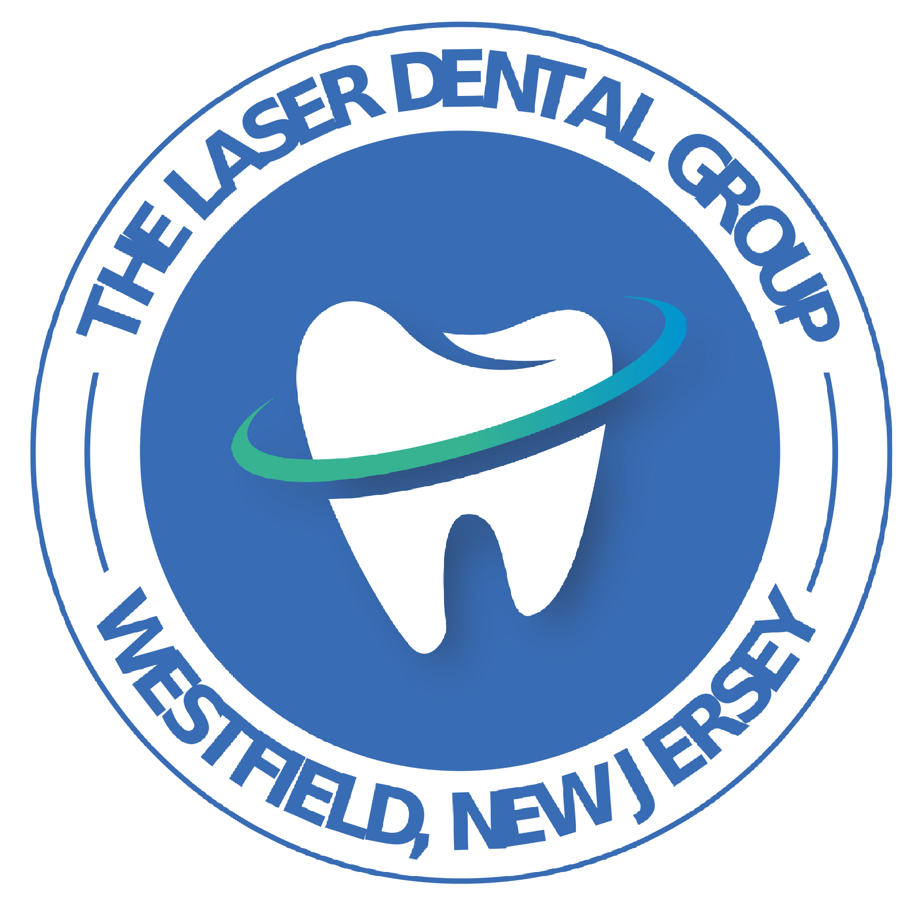 The logo for the laser dental group in westfield new jersey