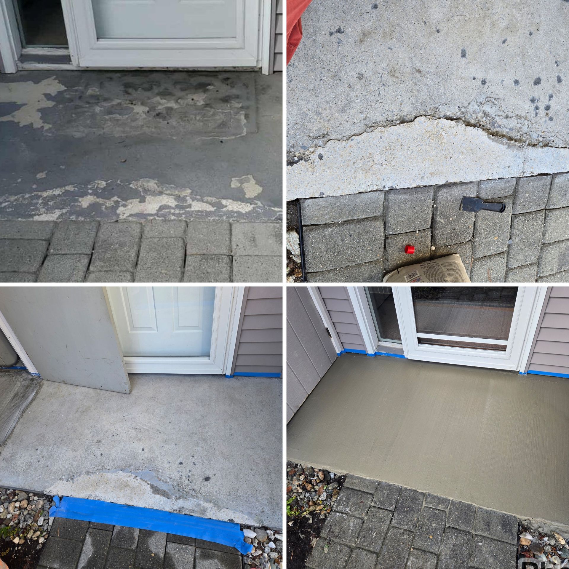 Patio Fixing Foundation Repair Job Gallery