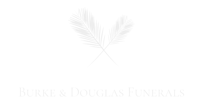 Burke & Douglas White Logo