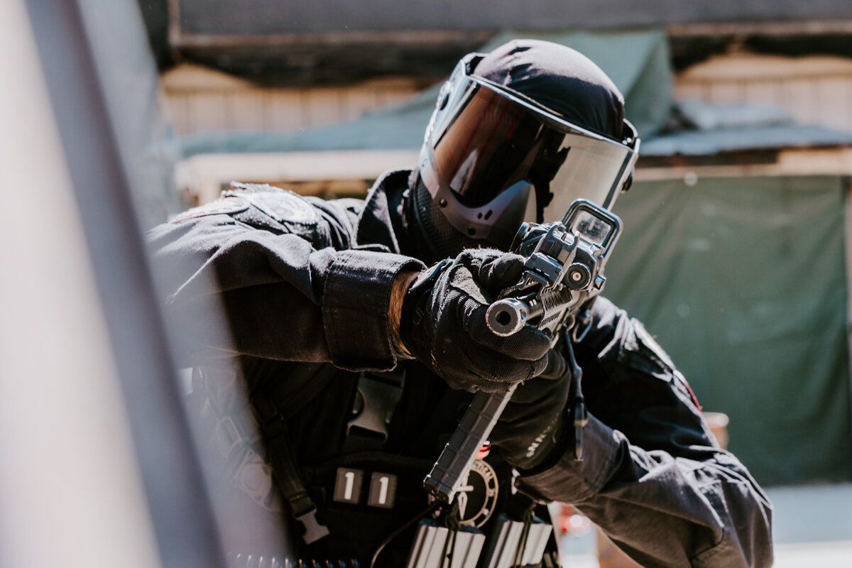 airsoft player