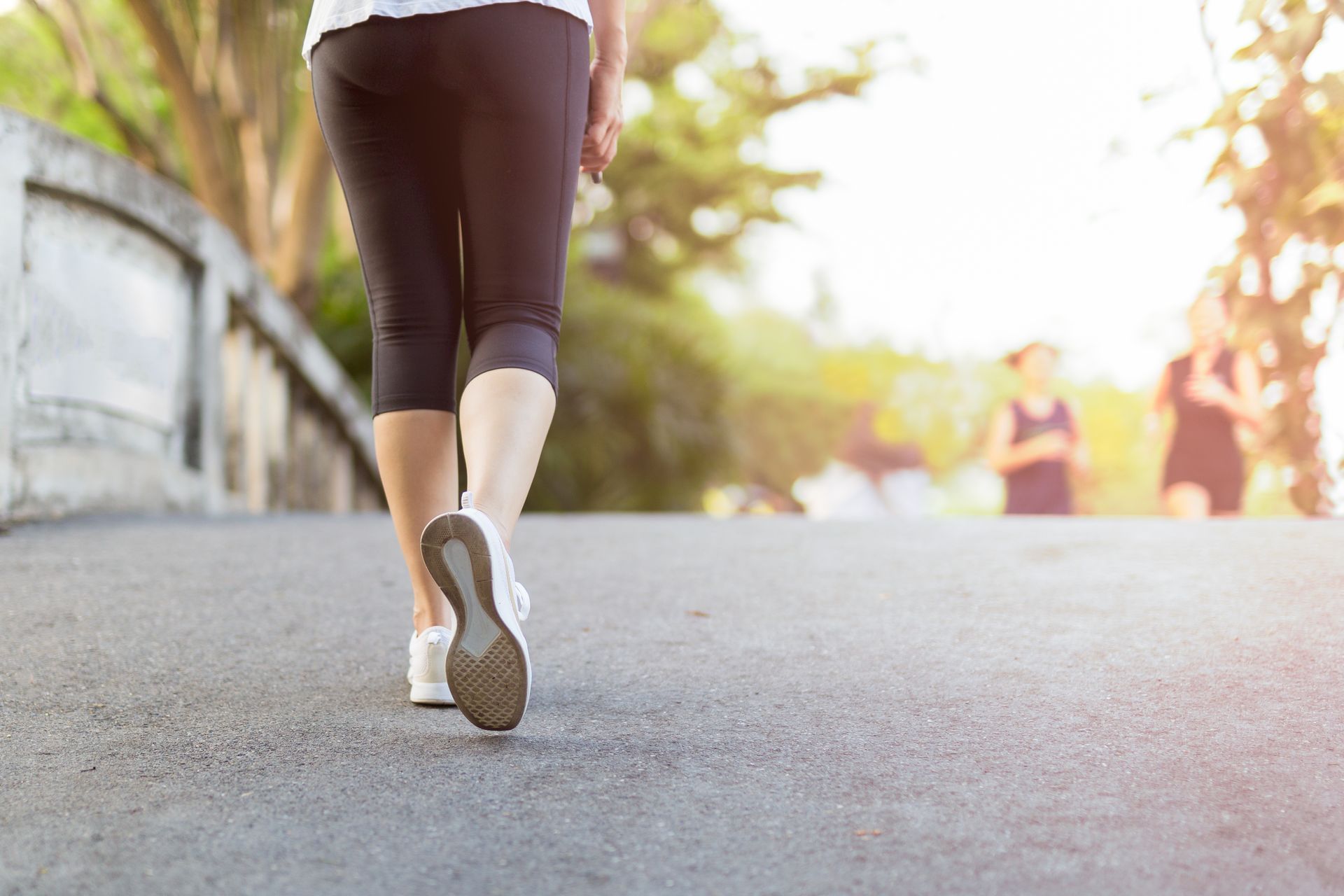 woman out for a walk