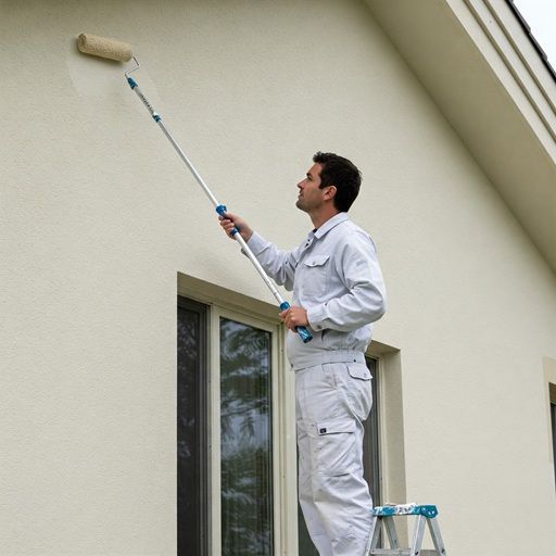 Exterior residential wall painting