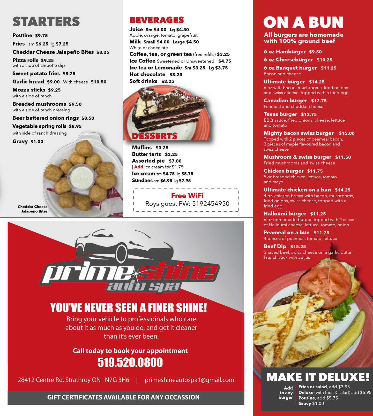 Lunch Menu