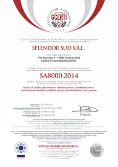 splendor sud impresa di servizi