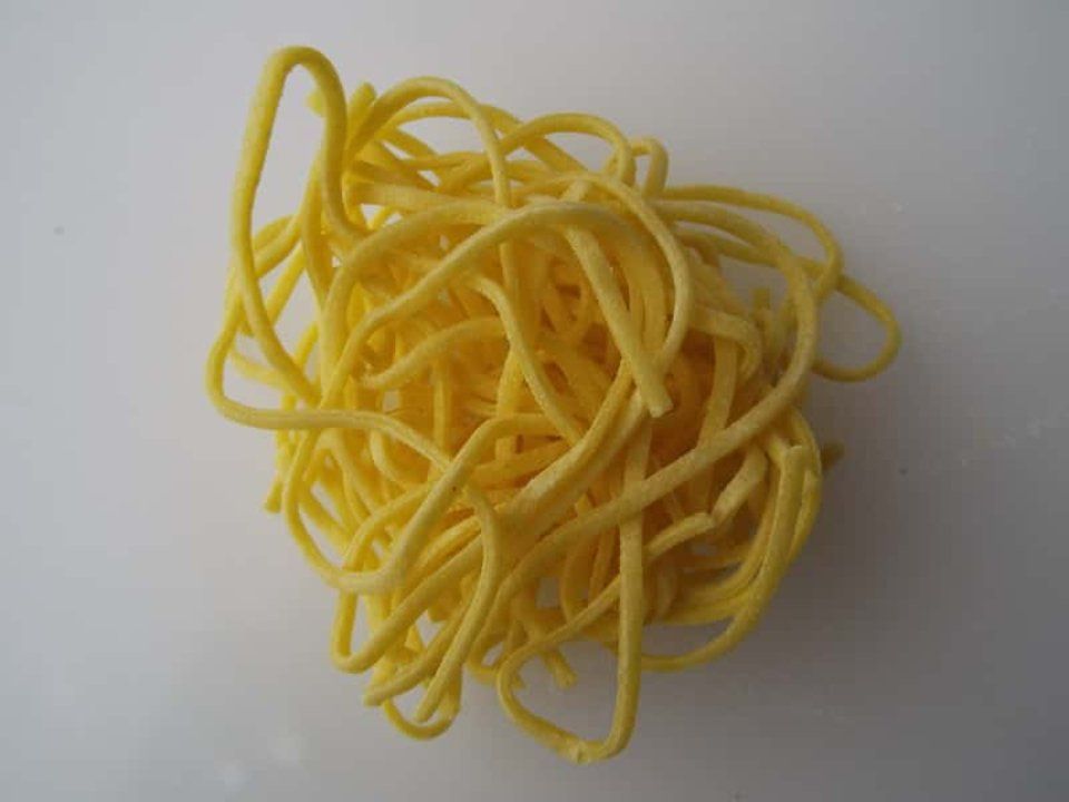 Tagliolini with cuttlefish ink