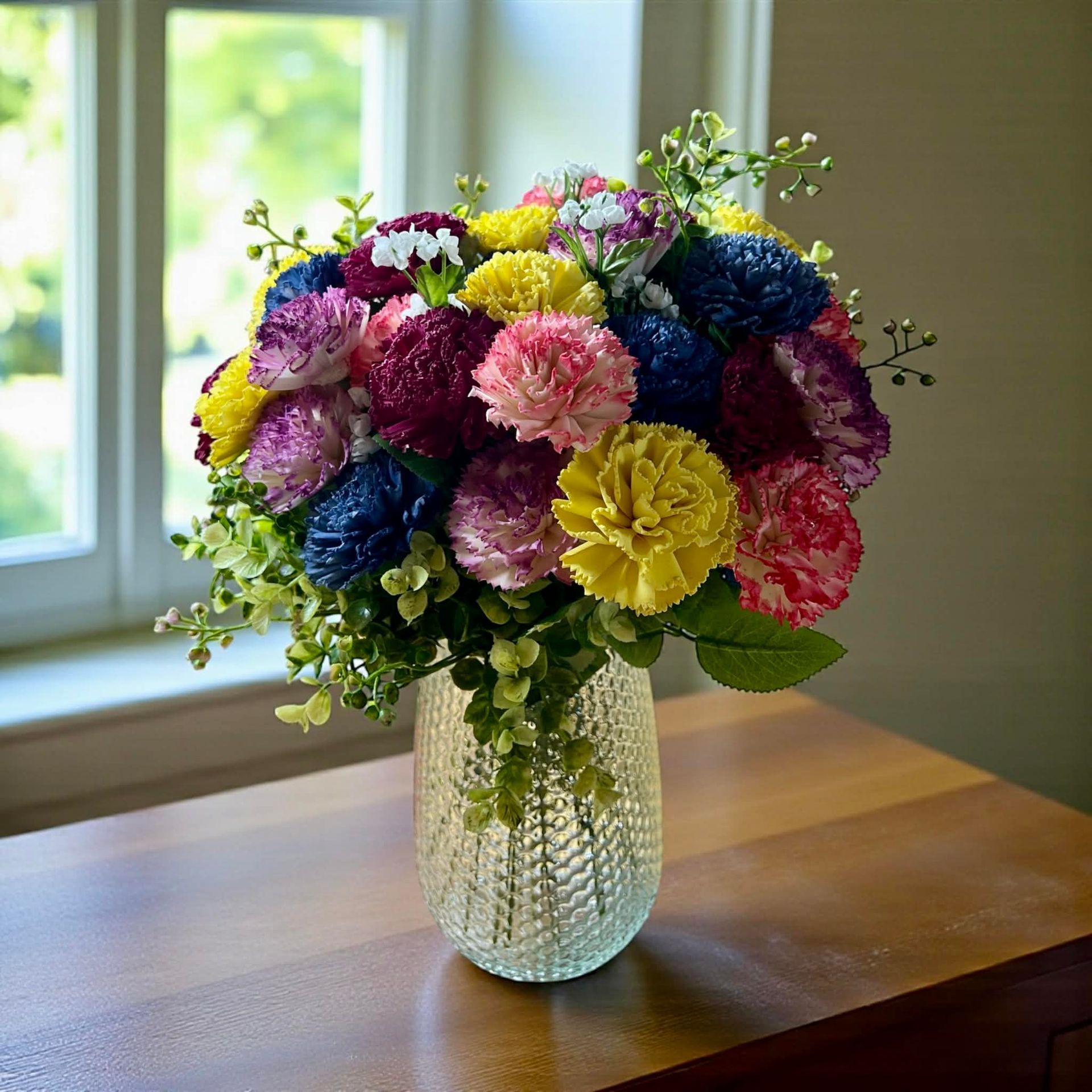 colorful wooding flower bouquet